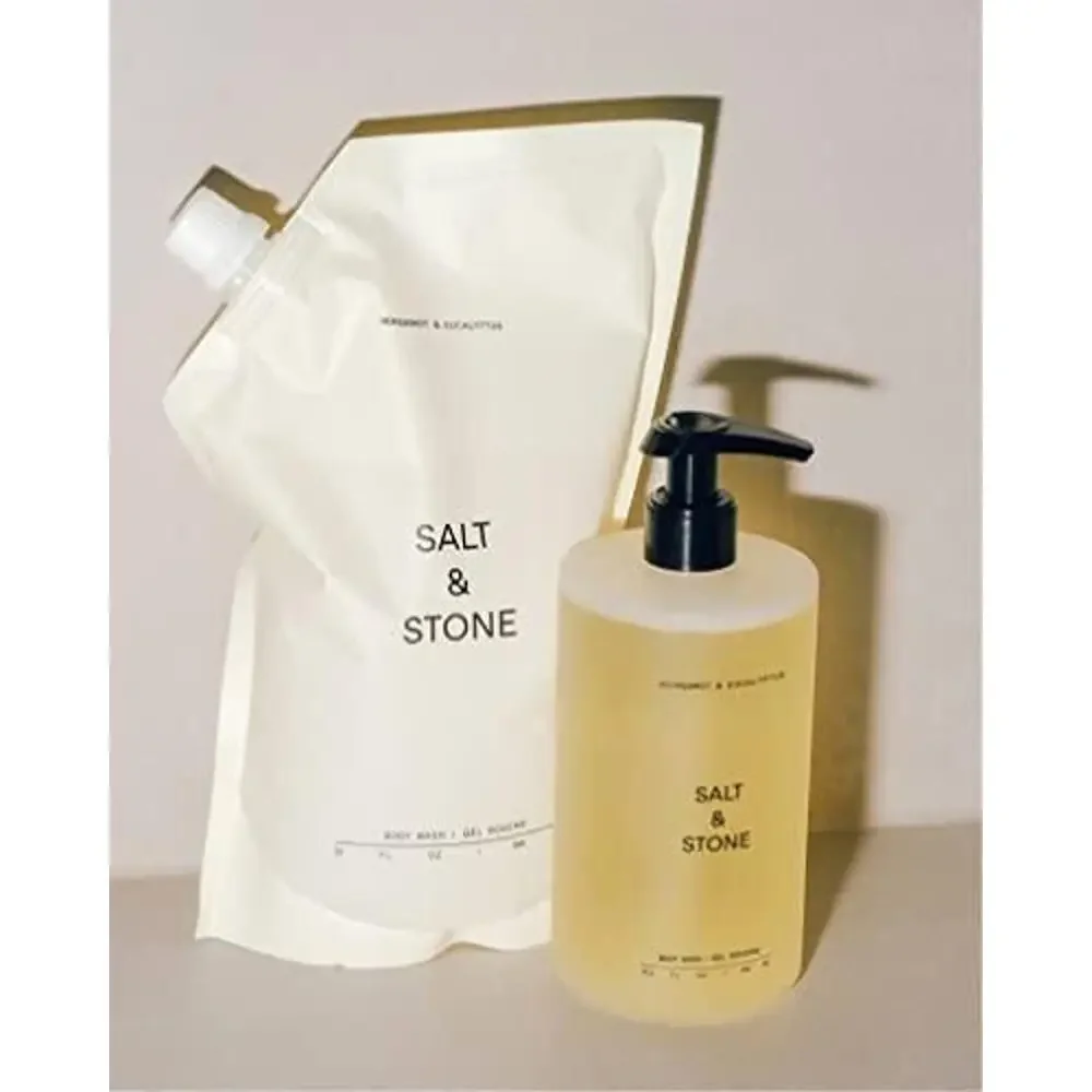 Salt & Stone Bergamot & Hinoki Refillable Body Wash 32 Oz - Picture 4 of 4